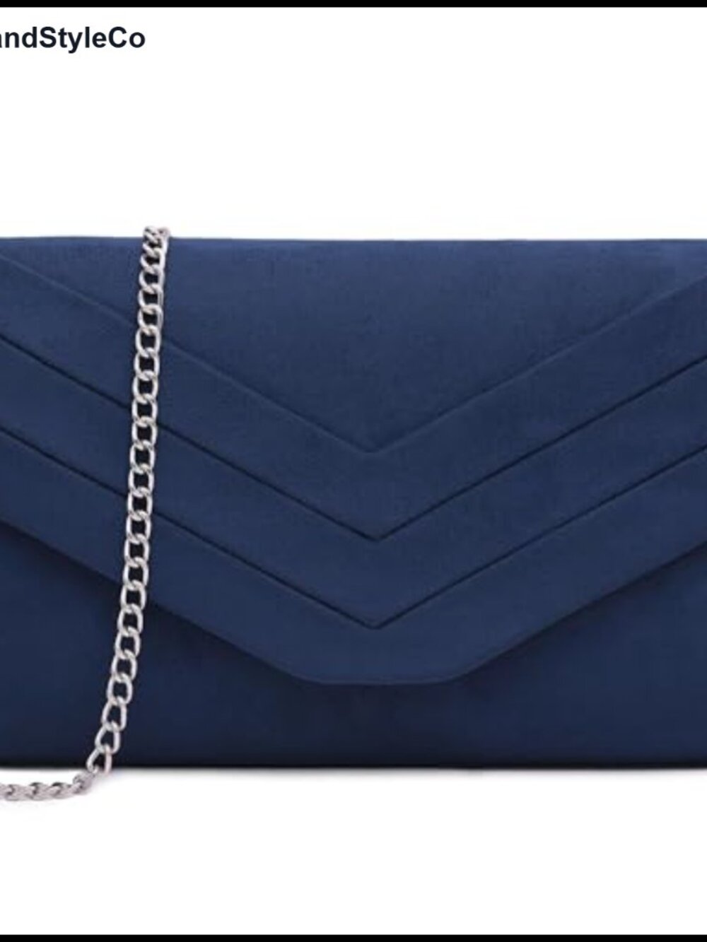 Suede Pleated Clutch Purse for Women - Evening Wedding Party Handbag